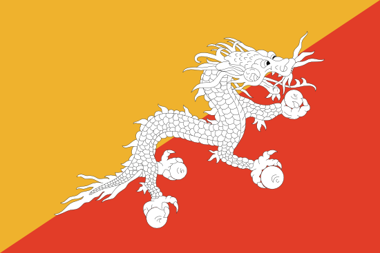 Butan Bayra, Butan Bayrak Resmi