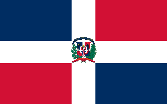 Dominik Cumhuriyeti Bayra, Dominik Cumhuriyeti Bayrak Resmi