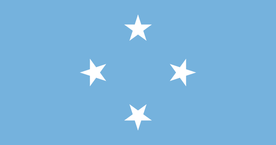 Mikronezya Federal Devletleri Bayra, Mikronezya Federal Devletleri Bayrak Resmi
