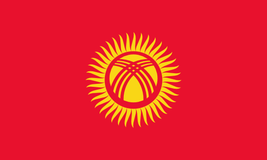 Krgzistan Bayra, Krgzistan Bayrak Resmi