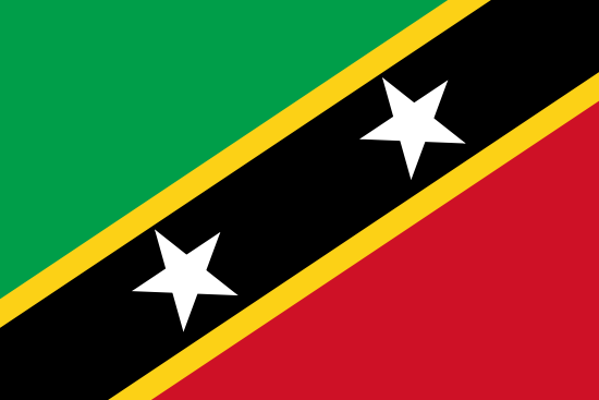 Saint Kitts ve Nevis Bayra, Saint Kitts ve Nevis Bayrak Resmi