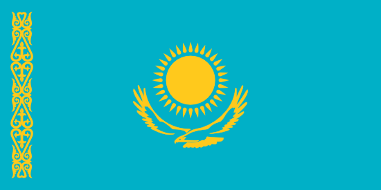 Kazakistan Bayra, Kazakistan Bayrak Resmi