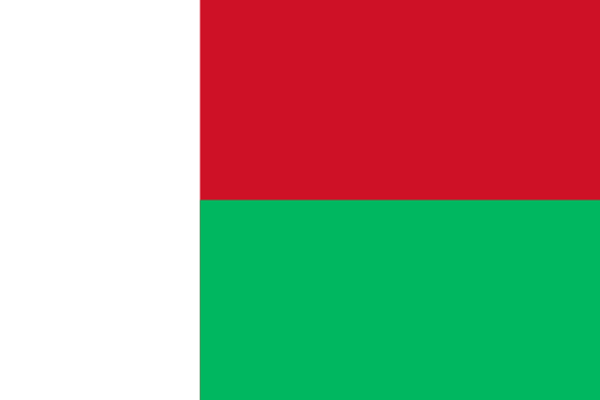 Madagaskar Bayra, Madagaskar Bayrak Resmi