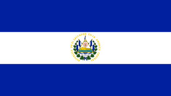 El Salvador Bayra, El Salvador Bayrak Resmi