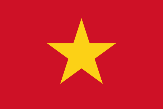 Vietnam Bayra, Vietnam Bayrak Resmi