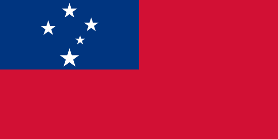 Samoa Bayra, Samoa Bayrak Resmi