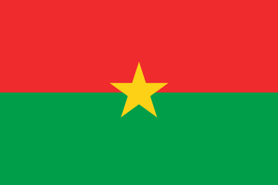 Burkina Faso Bayra, Burkina Faso Bayrak Resmi