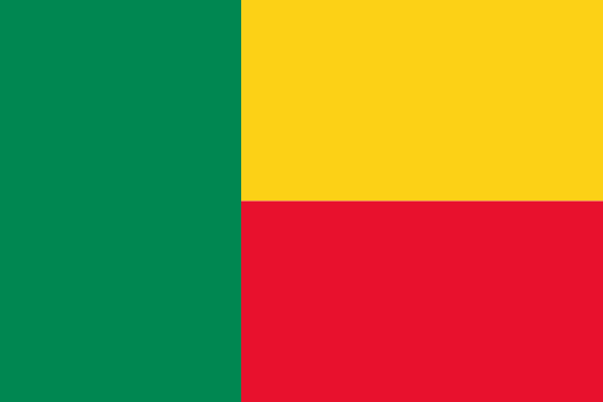 Benin Bayra, Benin Bayrak Resmi