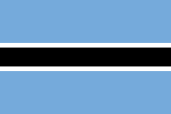 Botsvana Bayra, Botsvana Bayrak Resmi