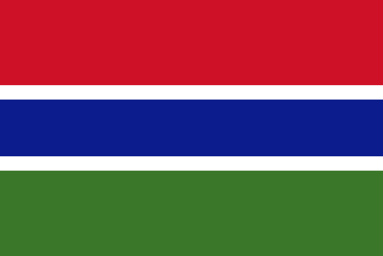 Gambia Bayra, Gambia Bayrak Resmi