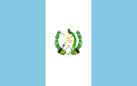 Guatemala Bayra, Guatemala Bayrak Resmi