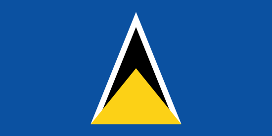 Saint Lucia Bayra, Saint Lucia Bayrak Resmi