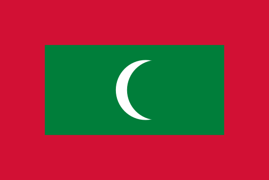 Maldivler Bayra, Maldivler Bayrak Resmi