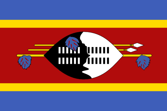 Svaziland Bayra, Svaziland Bayrak Resmi