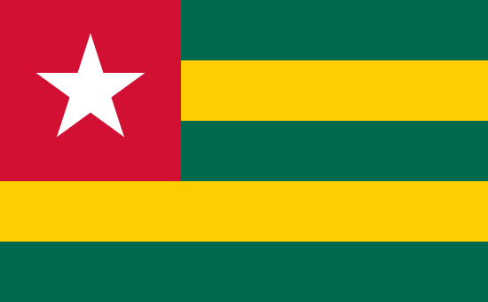 Togo Bayra, Togo Bayrak Resmi