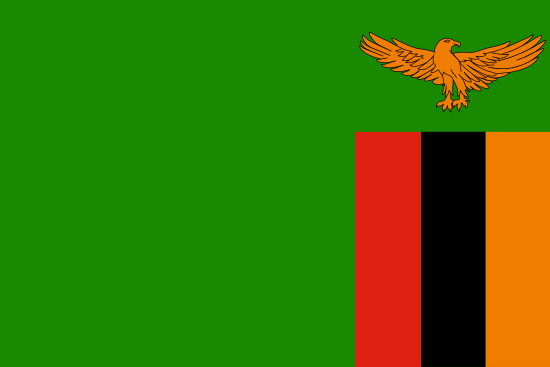Zambiya Bayra, Zambiya Bayrak Resmi