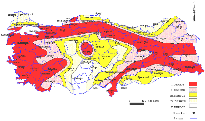 Türkiye Deprem Haritası
