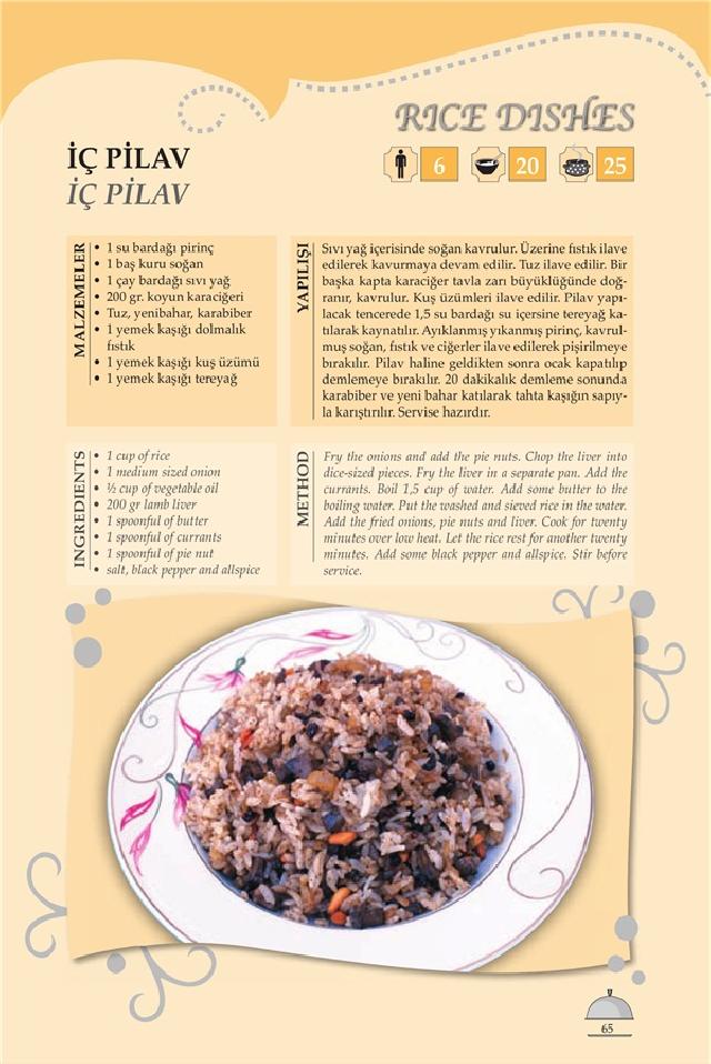 AMASYA İÇ PİLAVI Tarifi AMASYA İÇ PİLAVI