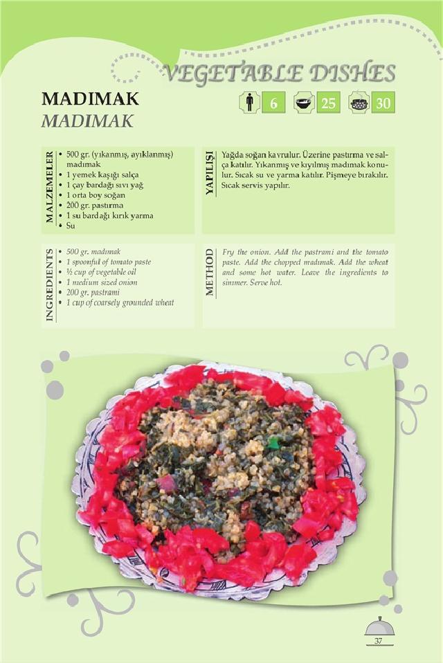 AMASYA MADIMAK YEMEĞİ Tarifi AMASYA MADIMAK YEMEĞİ