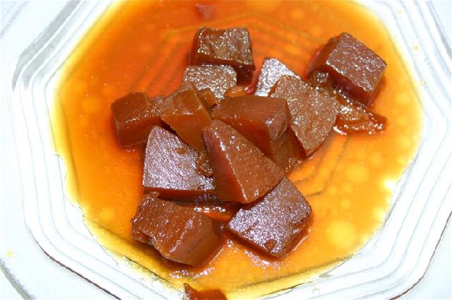 PEKMEZLİ KABAK AŞI Tarifi PEKMEZLİ KABAK AŞI